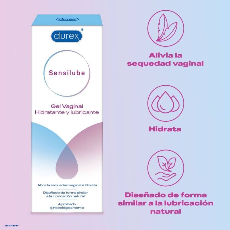 DUREX - SENSILUBE GEL LUBRIFICANTE HIDRATANTE 40 ML - Image 2