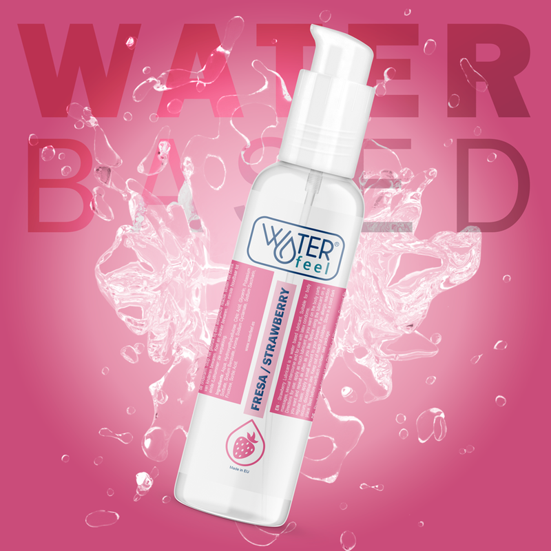 WATERFEEL - LUBRIFICANTE À BASE DE ÁGUA DE MORANGO 175 ML - Image 4