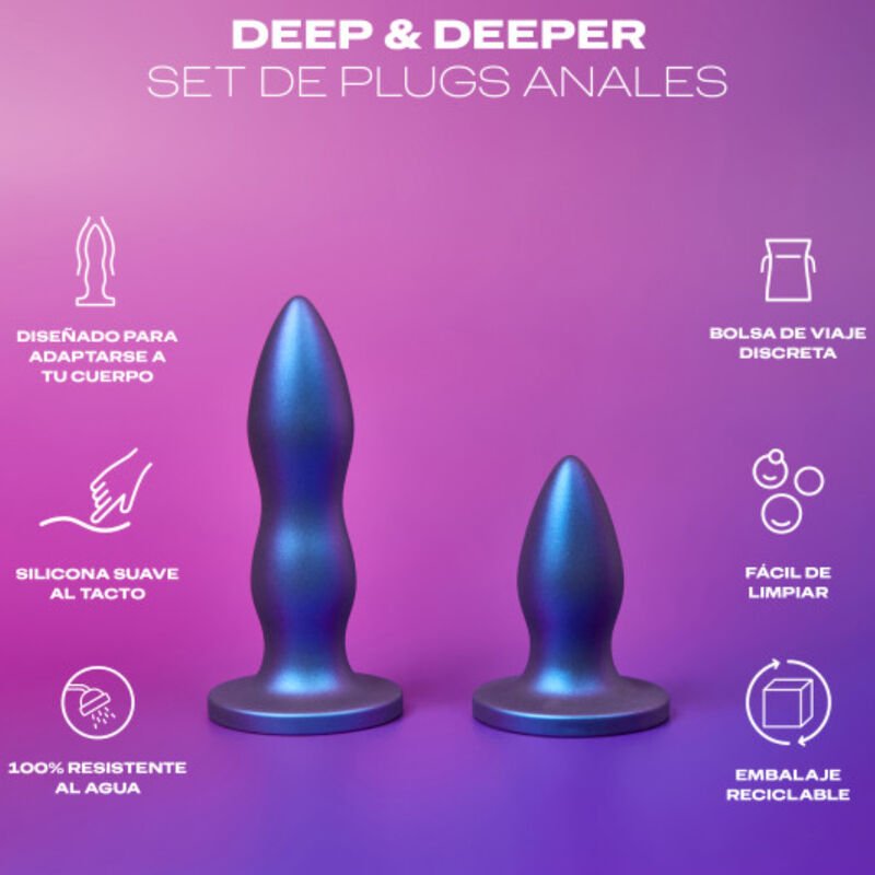 DUREX - TOY CONJUNTO DE PLUG ANAL DEEP DEEPER - Image 2