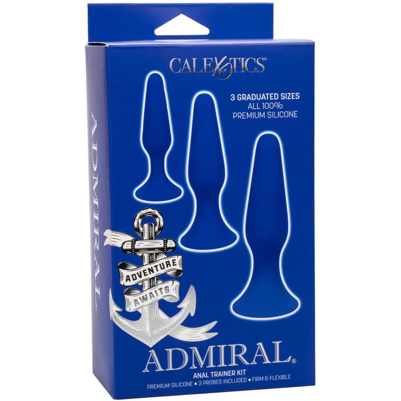 CALEXOTICS - ADMIRAL KIT 3 PLUG ANAL AZUL - Image 4