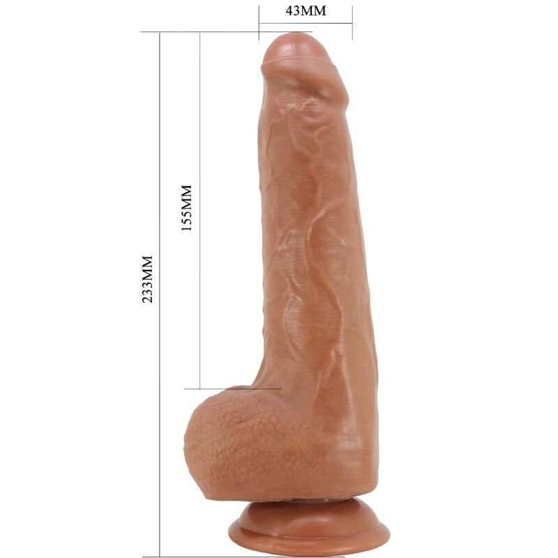 PRETTY LOVE - DRACO DILDO REALISTA 23 CM MODELO 2 CARNE - Image 5