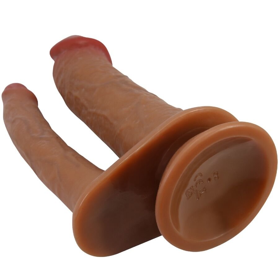 PRETTY LOVE - HULBERT DUPLO REALISTA DILDO COM VIBRAÇÃO MULATO - Image 4