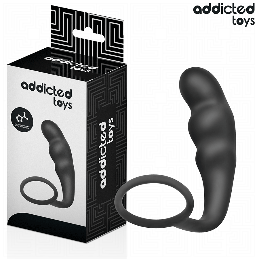 ADDICTED TOYS - PLUG ANAL COM ANEL MODELO 4