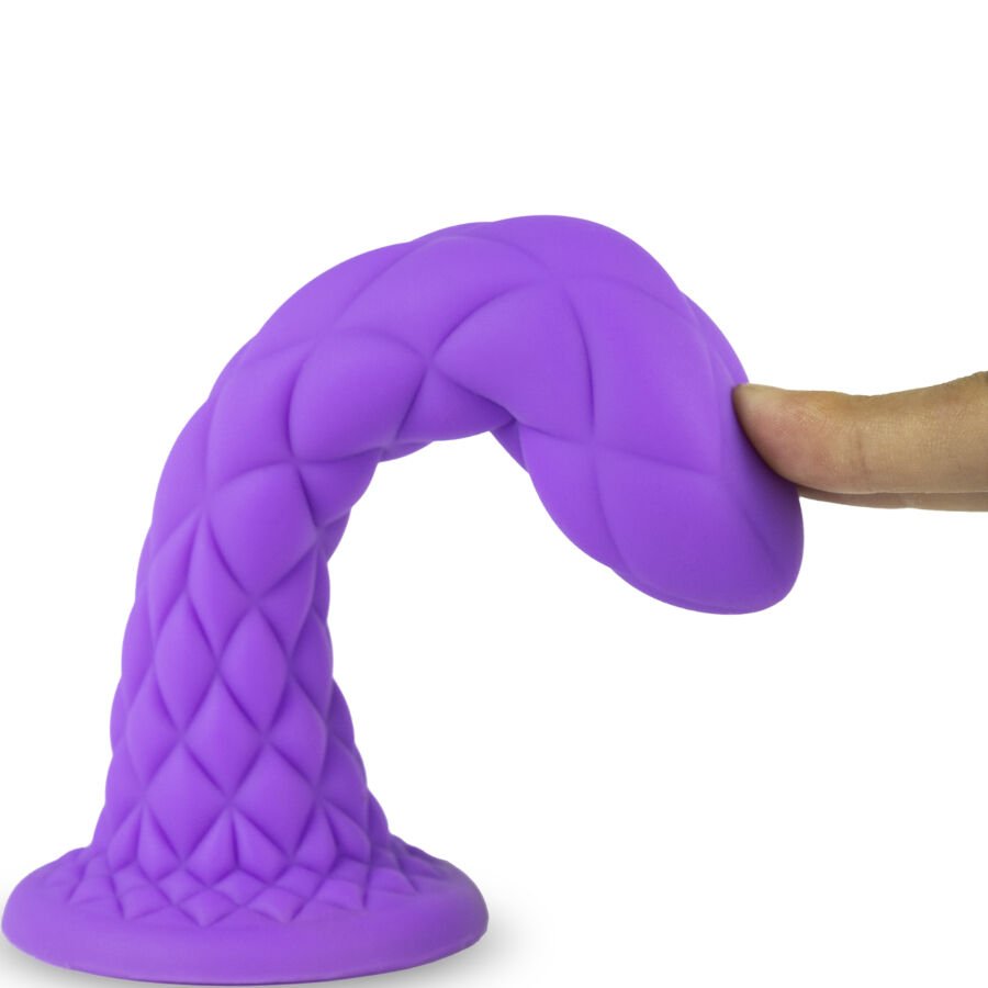SILEXD - DREAMY DILDO FANTASY SILICONE LÍQUIDO TERMORATIVO VIOLETA 18,5 CM - Image 4