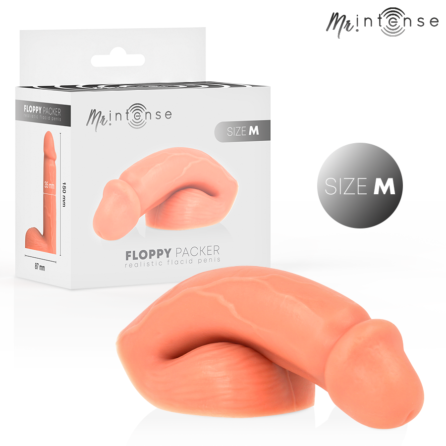 MR INTENSE - PÊNIS FLEXÍVEL TAMANHO M REALISTA